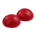 Półkule sensoryczne z kolcami do ćwiczeń i rehabilitacji - 2 szt. (Jeże balnsowe) CZERWONE (2).jpg