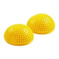 Półkule sensoryczne z kolcami do ćwiczeń i rehabilitacji - 2 szt. (Jeże balnsowe) ŻÓŁTE  (2).jpg
