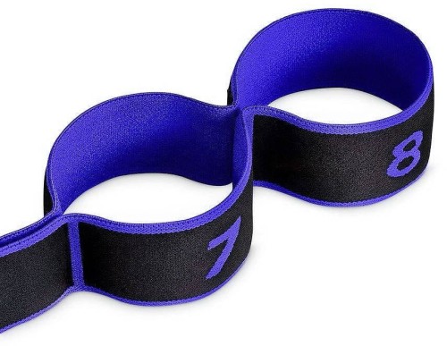 Materiałowa taśma do rozciągania, ćwiczeń i rehabilitacji (guma do jogi, pilatesu i treningu siłowego) - NIE (3).jpg