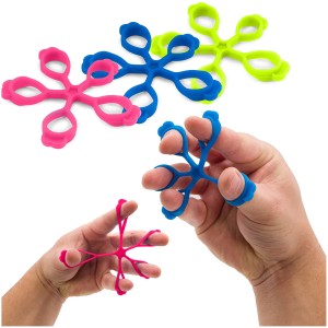 Zestaw 3 gum o różnych oporach do ćwiczeń palców