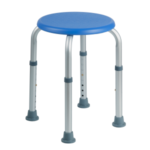 Okrągły stołeczek rehabilitacyjny pod prysznic z regulacją wysokości Cameron