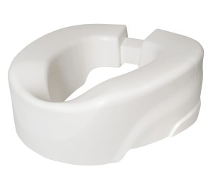 Nasadka podwyższająca na toaletę z łatwym w obsłudze zatrzaskowym system mocowania ClipUp (BIAŁA)