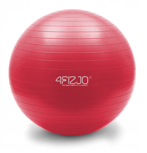 Piłka rehabilitacyjna do ćwiczeń z systemem anti-burst Reh Ball 55 cm (CZERWONA)