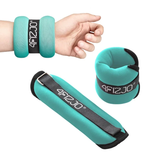 Obciążniki do ćwiczeń na kostki i nagdarstki 2 x 0,5 kg zapinane na rzep (PARA) (3).webp