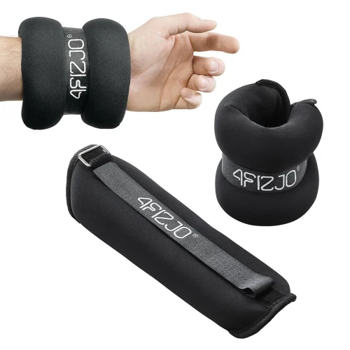 Obciążniki do ćwiczeń na kostki i nagdarstki 2 x 2 kg zapinane na rzep (PARA) (5).webp