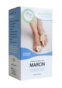 Aparat korekcyjny palucha koślawego "Marcin I" - szyna Thomsena (para)