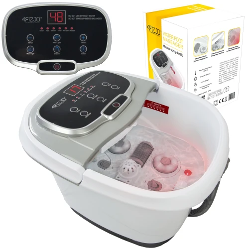 Wielofunkcyjny masażer do stóp FOOT MASSAGER 4FIZJO, z hydromasażem poprawiającym krążenie i relaksującym efektem (1).webp