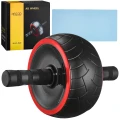 Szerokie koło do ćwiczeń mięśni brzucha AB WHEEL XL 4FIZJO (CZARNO-CZERWONE) (3).webp