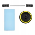 Szerokie koło do ćwiczeń mięśni brzucha AB WHEEL XL 4FIZJO (CZARNO-ŻÓŁTE) (4).webp