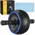 Szerokie koło do ćwiczeń mięśni brzucha AB WHEEL XL 4FIZJO (CZARNO-NIEBIESKIE)  (3).webp