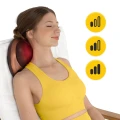 Poduszka masująca SHIATSU PRO+ 4FIZJO - profesjonalny masażer do pleców i karku, ergonomiczny, wielofunkcyjny, łatwy w użyciu,  ( (5).webp