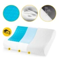 Mała poduszka ortopedyczna do spania z żelem chłodzącym ERGO+ 4FIZJO (7).webp