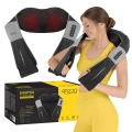 Bezprzewodowy pas masujący SHIATSU ULTRA+ 4FIZJO, masażer do pleców, karku, ramion i całego ciała (ZŁOTY) (1).webp
