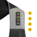 Bezprzewodowy pas masujący SHIATSU ULTRA+ 4FIZJO, masażer do pleców, karku, ramion i całego ciała (ZŁOTY) (10).webp