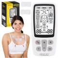 Bezprzewodowy elektrostymulator mięśni MED+, oferujący łącznie 3 funkcje (TENS, EMS, MASSAGE) i 22 różne programy, z duży ( (5).webp
