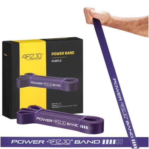 Guma oporowa 17 - 26 kg do ćwiczeń rehabilitacyjnych i treningu sportowego Power Band ( FIOLETOWA) ( (3).jpg