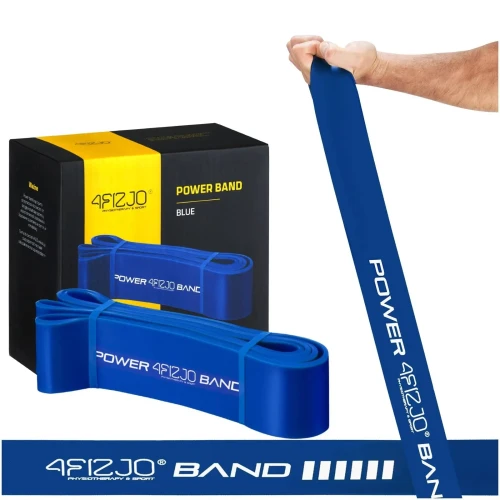 Guma oporowa 36-45 kg do ćwiczeń rehabilitacyjnych i treningu sportowego Power Band (NIEBIESKA) (1).webp