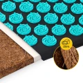 Duża ECO MATA do akupresury, z poduszką z łuskami gryki, z kolcami w technologii SPINNING SPIKES 110x42 (CZARNO-NIEB ( (4).webp