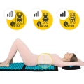 Duża ECO MATA do akupresury, z poduszką z łuskami gryki, z kolcami w technologii SPINNING SPIKES 110x42 (CZARNO-NIEB ( (6).webp