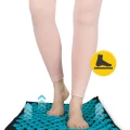 Duża ECO MATA do akupresury, z poduszką z łuskami gryki, z kolcami w technologii SPINNING SPIKES 110x42 (CZARNO-NIEB ( (8).webp