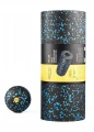 Zestaw do rolowania EPP wałek 33 cm + piłka 12 cm (NIEBIESKI)  (2).webp