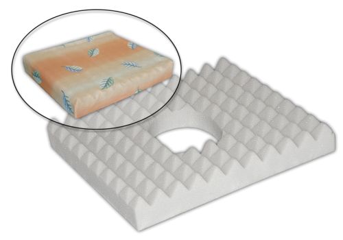 JEŻOWA PODUSZKA PRZECIWODLEŻYNOWA Z OTWOREM W POKROWCU BAWEŁNIANYM (1)