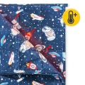 Sensoryczna kołdra obciążeniowa dla dzieci 4 kg (100 × 150 cm) – koc obciążeniowy na spokojny i zdrowy sen, redukcję lęku i stresu, pomo (5).webp