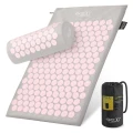 Mata rehabilitacyjna do akupresury z poduszką Acupressure Mat, niwelująca zmęczenie i dolegliwości bólowe, wspomagająca relaksację 68x42 (9).webp