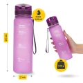 Butelka na wodę 650 ml 4FIZJO – bidon sportowy BPA free, szczelna butelka sportowa na wodę do ćwiczeń, siłowni i codziennego nawadni.webp