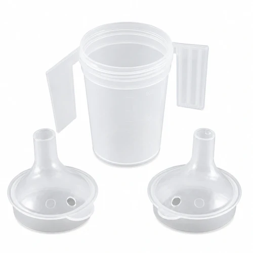 WEBP Bezpieczny kubek do jedzenia i picia z uchwytem oraz dwoma ustnikami 200 ml (1).webp