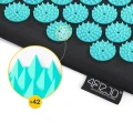 Mata rehabilitacyjna do akupresury z poduszką Acupressure Mat, niwelująca zmęczenie i dolegliwości bólowe, wspomagająca (4).webp