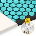 Mata rehabilitacyjna do akupresury z poduszką Acupressure Mat, niwelująca zmęczenie i dolegliwości bólowe, wspomagająca (10).webp