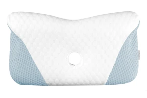 Profilowana poduszka do spania na brzuchu, boku i plecach Medi Sleep – z otworem pod głowę, pianką memory i wycięciami na ręce, 60 × 32 cm