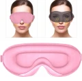 RÓŻOWA opaska na oczy 3D zaciemniająca, regulowana, JAKOŚĆ PREMIUM.3.webp