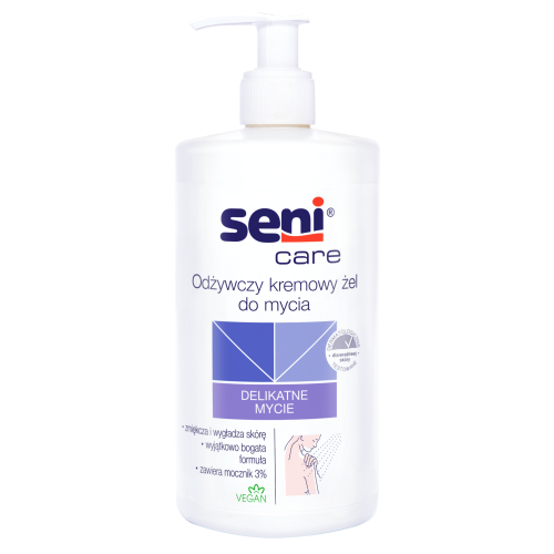 ODŻYWCZY KREMOWY ŻEL DO MYCIA CIAŁA SENI CARE 500 ml - 1.png